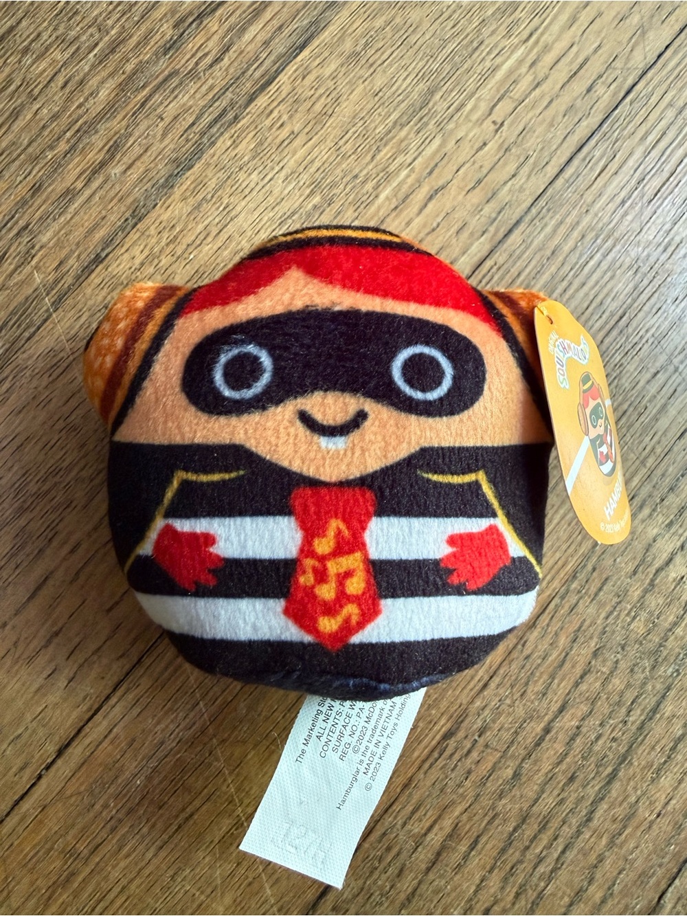 Hamburglar Squishmallows Plush McDonald’s Toy 2023  New